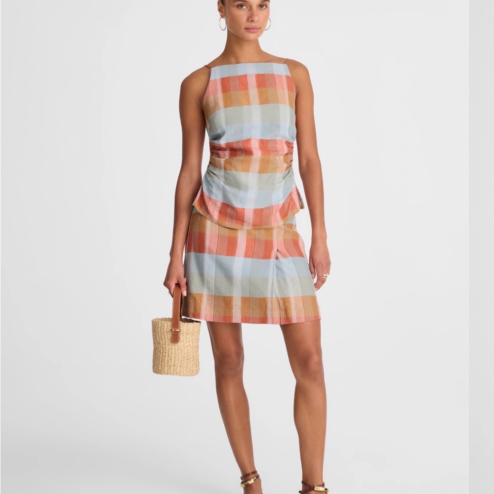 Madewell Light Blue and Multicolor 2 piece  Striped Set. Perfect condition.